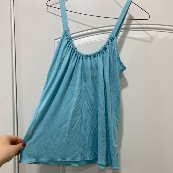 Women’s Calvin Klein Tank Top; Turquoise/Blue; Size Small - Picture 2 of 3
